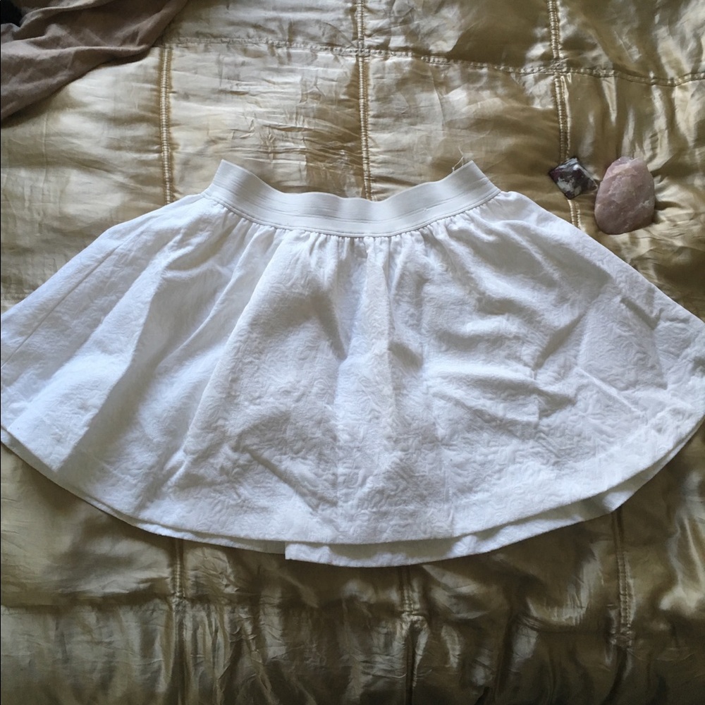 Princess Vera Wang White Brocade Skirt